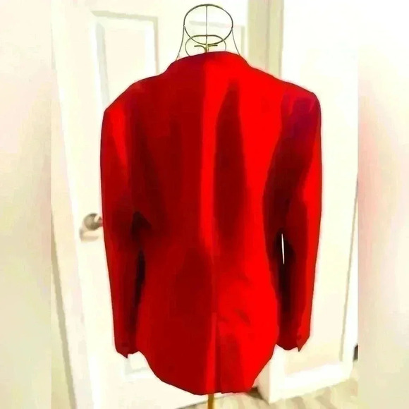 Suzy Shier One-Button Blazer With Back  Slit - Picture 4 of 5
